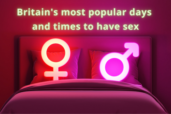From Monday Blues to Weekend Highs: The most popular days and times to have sex in Britain revealed