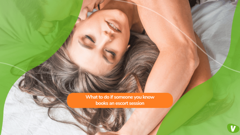 close up of a couple having sex, what to do if someone you know books an escort session
