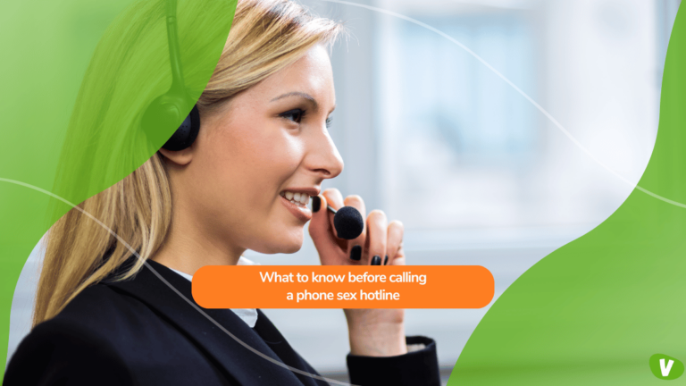 Female Call Center Operator, calling a phone sex hotline